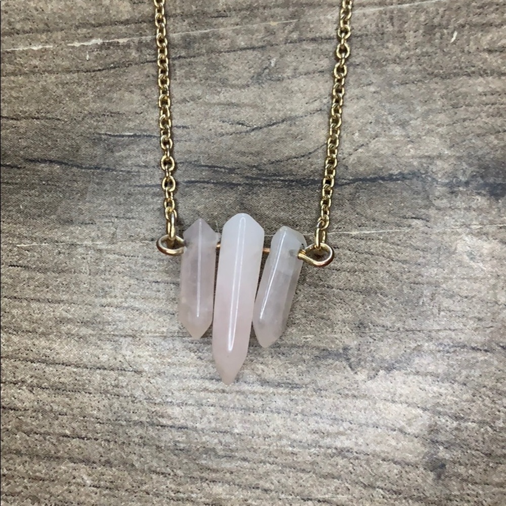 Rose Quartz Choker